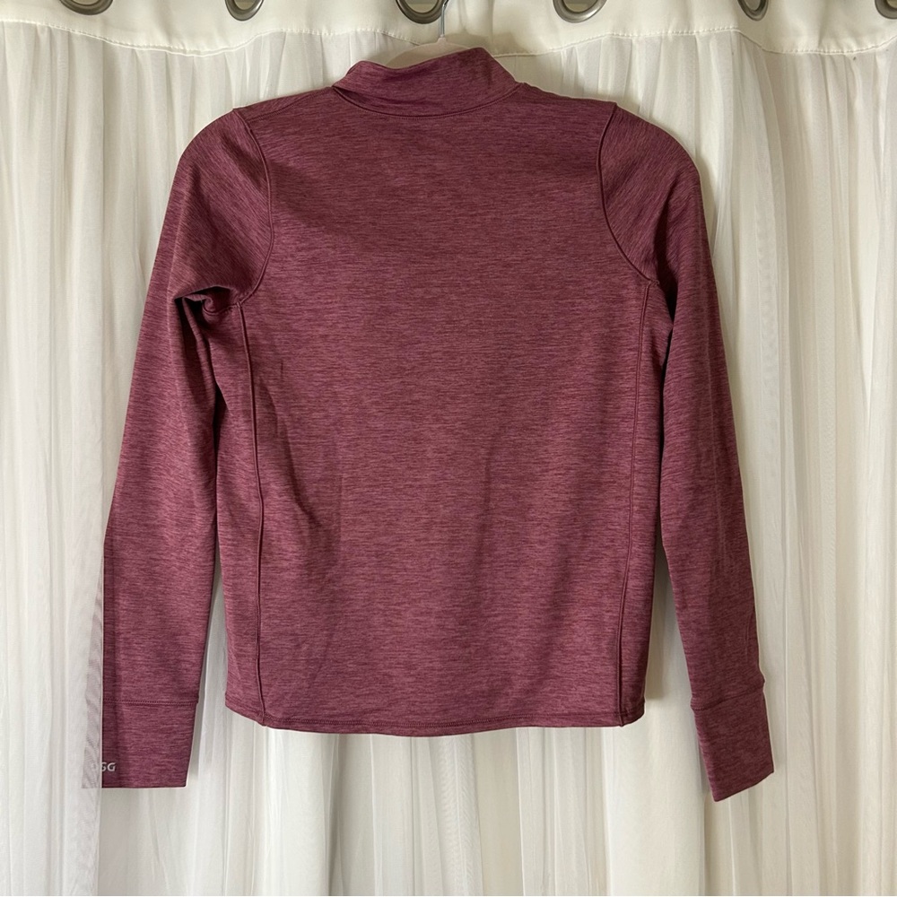 DSG Women's Burgundy Quarter-Zip Sweater - Picture 2 of 4